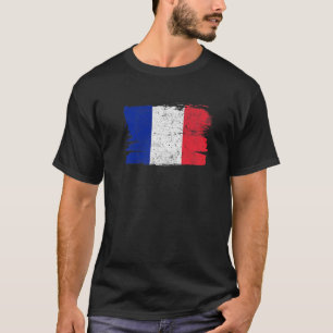 Camiseta França Flag Pride Friendship Pride Peace Vintage R