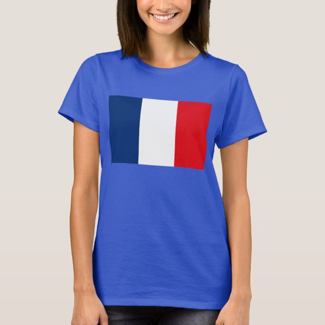 Camiseta França Flag T-shirt (Frente)
