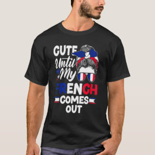Camiseta França França França França Flag Cute Até Minha Fr