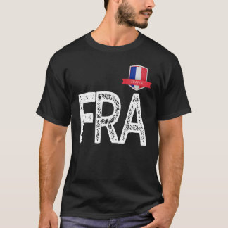 Camiseta França França - Sinalizador Humano - Letra F e R e