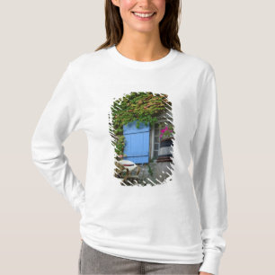Camiseta França, Les Baux de Provence, pátio de café
