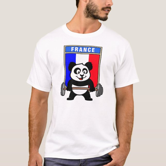 Camiseta França Levantando Panda (Frente)