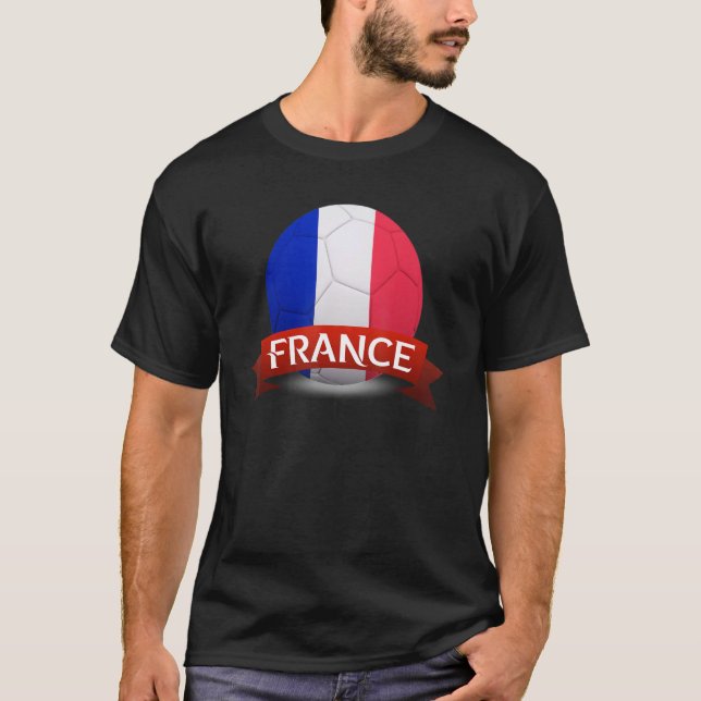 Camiseta França Nacional Bandeira Futebol Fã Francês Te (Frente)