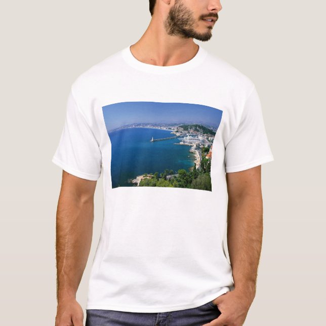 Camiseta França, Nice, vista aérea do porto (Frente)