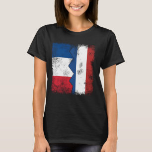 Camiseta França Países Baixos Flagres Half Dutch French Roo