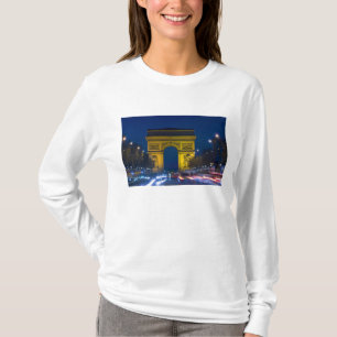 Camiseta França, Paris. O Arco do Triunfo e o