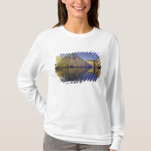 Camiseta FRANÇA, Paris Reflexo, Pirâmide. O Louvre