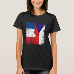 Camiseta França República Checa Sinaliza Metade da Raiz Fra