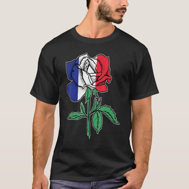 Camiseta França Rosa França Francês (Frente)