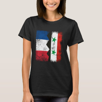 Camiseta França Síria Sinaliza Metade das Raízes Francesas 