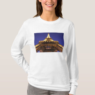 Camiseta FRANÇA, Torre Eiffel de Paris, vista noturna