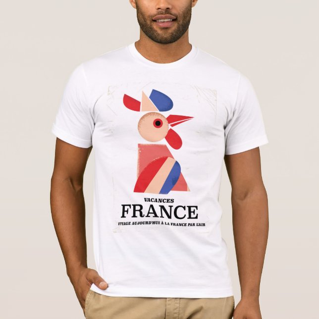 Camiseta França - Voyage aujord'hui à França par l'air (Frente)