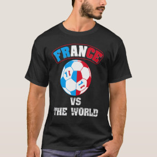 Camiseta França Vs Fa Mundial De Futebol De Bandeira Francê