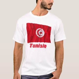Camiseta Français de Drapeau Tunisie avec le nom en