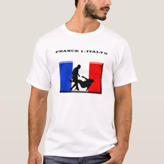 Camiseta France 1 Italia 0 futebol franceses