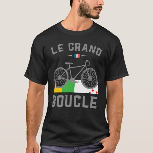 Camiseta France Bicycle 2021 ou French Road Racing in Tour (Frente)