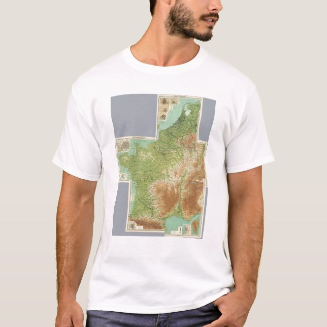 Camiseta France composto, Bélgica, Holland (Frente)