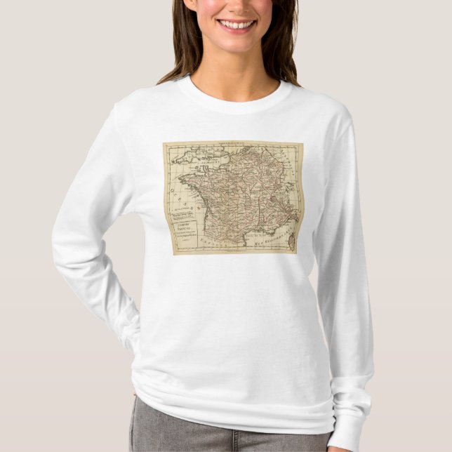 Camiseta France, departemens (Frente)