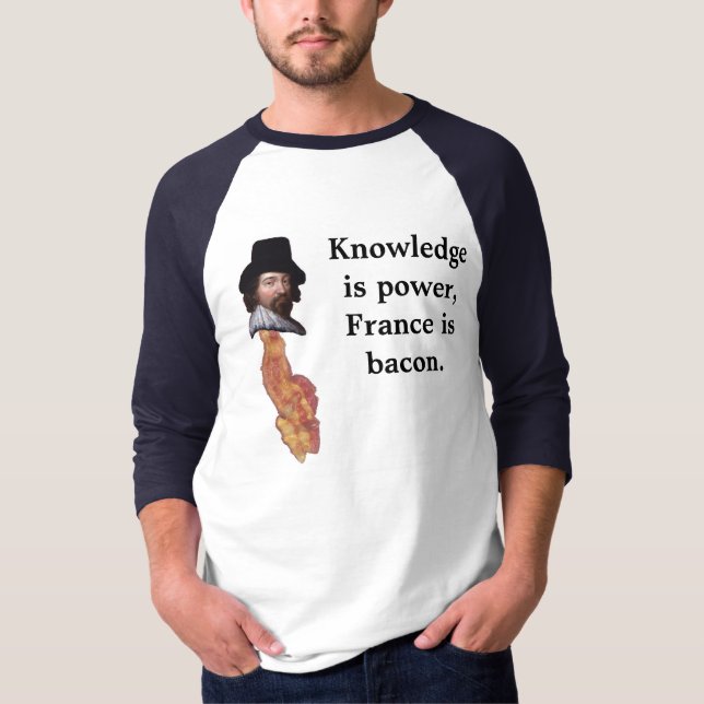 Camiseta France é bacon (Frente)