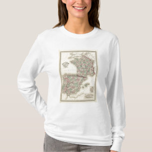 Camiseta France, espanha, e Portugal
