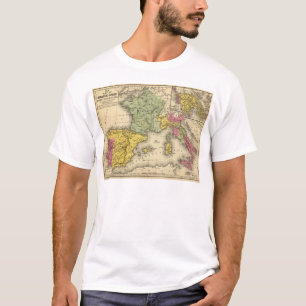 Camiseta France, espanha, Portugal, Italia