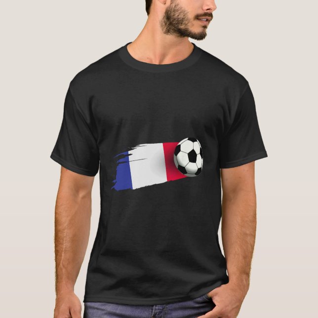 Camiseta France Flag Jersey French Soccer Team French _1  (Frente)