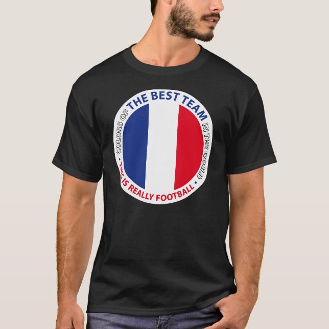 Camiseta France Frankreich Art Shield (Frente)