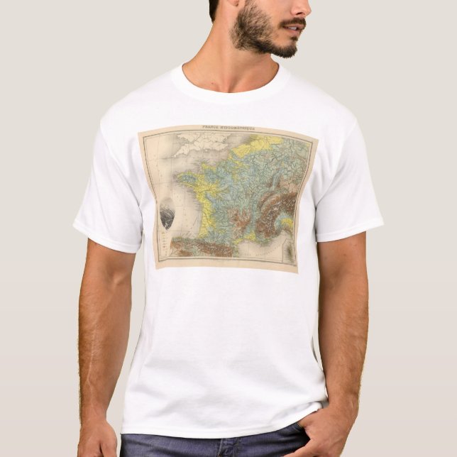 Camiseta France hipsométrico (Frente)