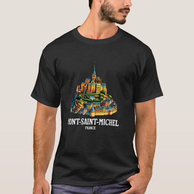 Camiseta France Mont Santo Michel (Frente)