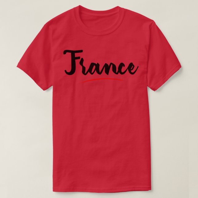 Camiseta Francês (Frente do Design)