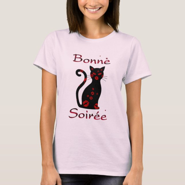 Camiseta Francês:Bonne Soiree T-Shirt (Frente)