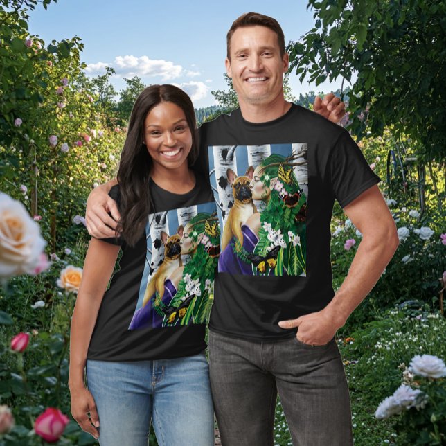 Camiseta Francês Buldogue Dryad Fantasy (Criador carregado)