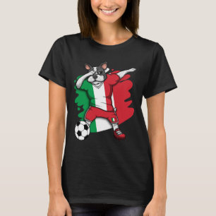Camiseta Francês Buldogue Itália Futebol Fãs de Jersey