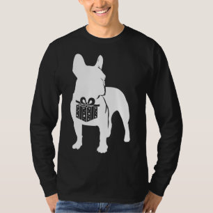 Camiseta Francês Bulldog Christmas Dog Frenchie