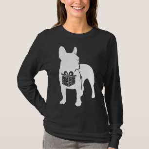 Camiseta Francês Bulldog Christmas Dog Frenchie