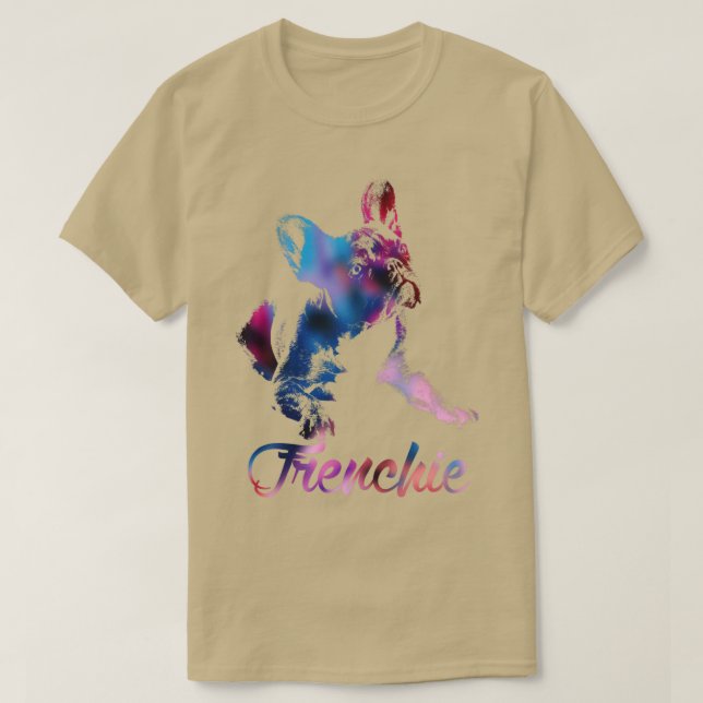 Camiseta Francês Bulldog Frenchie Dog 1 (Frente do Design)