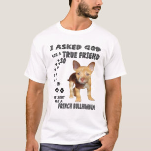 Camiseta Francês Bullhuahua Citação Mãe Impressão, Bul