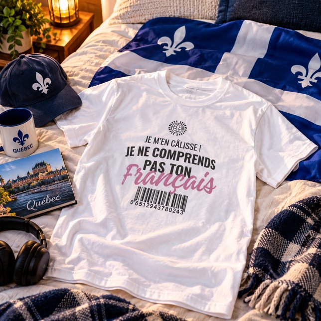 Camiseta Francês de Quebec (Criador carregado)