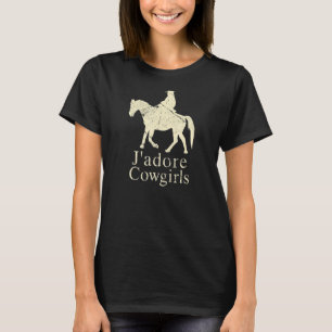 Camiseta Francês Eu Adoro Vaqueiras Eu Amo Vaqueiras 1