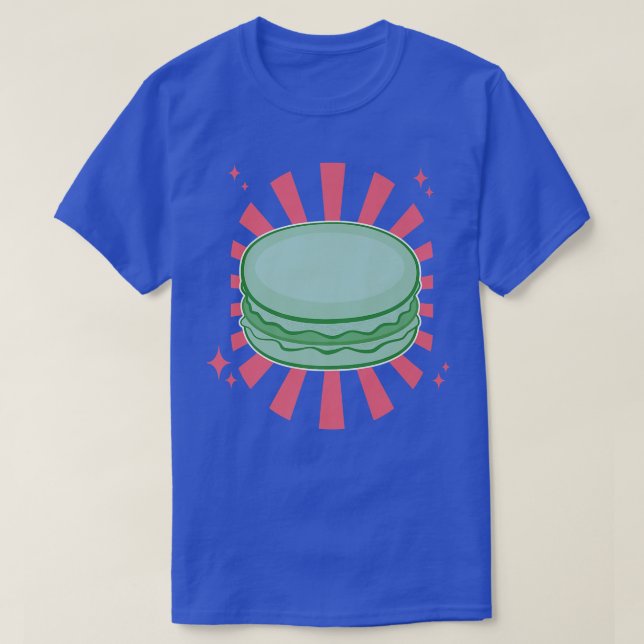 Camiseta Francês Macaron Baker Cute Baking Dessert Japonês (Frente do Design)
