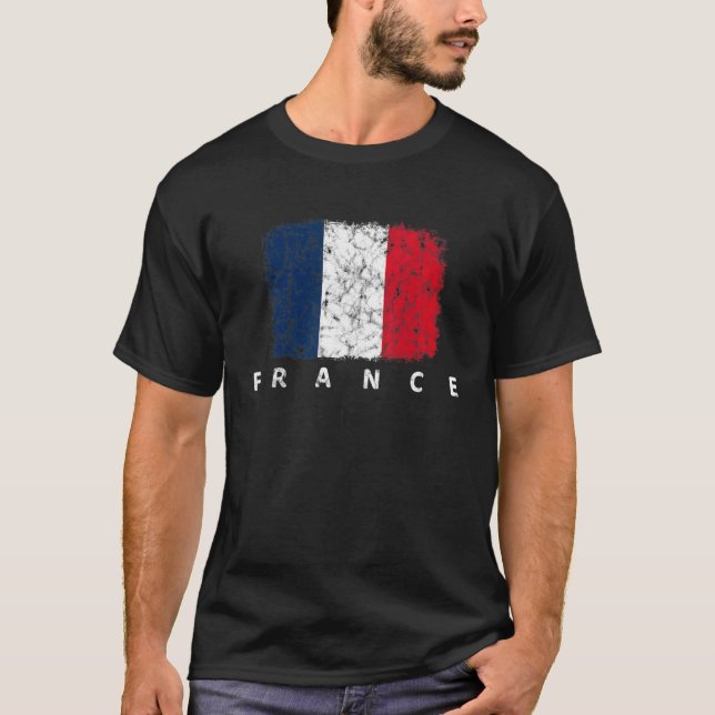 Camiseta Francês Orgulho França Viagem Amor França França F (Frente)