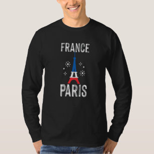 Camiseta Francês Paris Lembrança Torre Eiffel Amor Francês