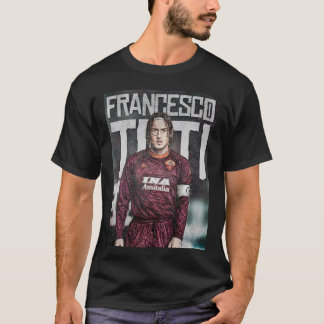 Camiseta Francesco Totti AS Roma Anos 2000 Estilo de Desenh