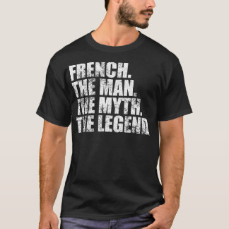 Camiseta FrancêsNome da família Francês sobrenome Francês F