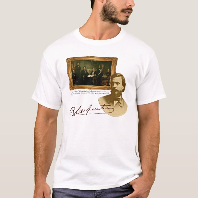 Camiseta Francis B. Teto do pintor Carpenter Abe Lincoln (Frente)