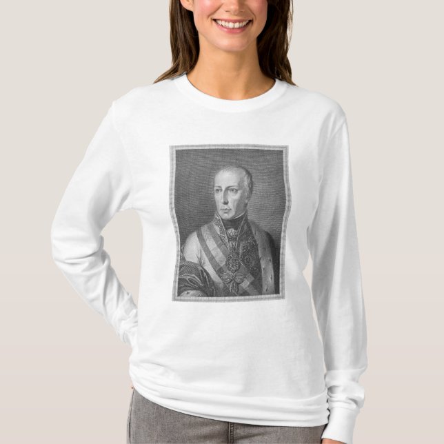 Camiseta Francis II, imperador romano santamente (Frente)