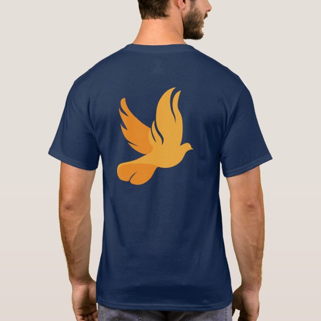 Camiseta Francis no azul-camisa dos Homens do Hill (Verso)
