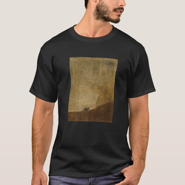 Camiseta Francisco De Goya é o cachorro (Frente)