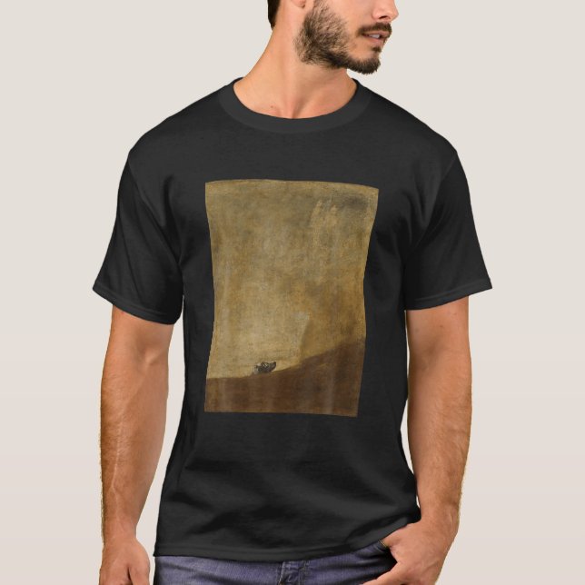 Camiseta Francisco De Goya's The Dog (Frente)