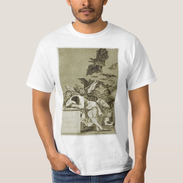 Camiseta Francisco Goya - O Sono Da Razão Produz Mons (Frente)